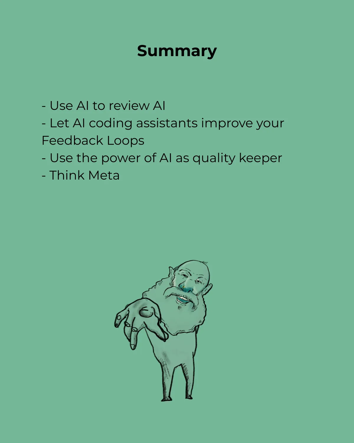 "Q" in Coding Agents Stands for Quality? - slide 9 of 10